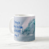 今日は一日素晴らしだ!コーヒーマグ コーヒーマグカップ (正面左)