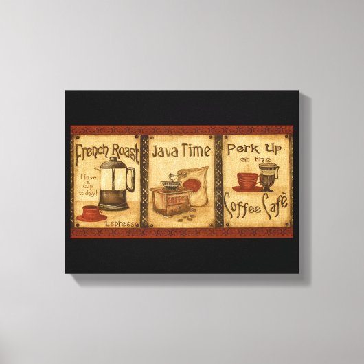 今日は一杯飲む キャンバスプリント (正面)