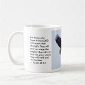 今日は上昇する私の日です! コーヒーマグカップ (左)