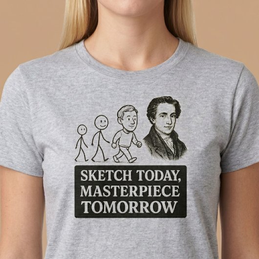 今日は下書き、明日は傑作 Tシャツ