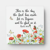 今日は主が作った日だ フォトプラーク (正面)