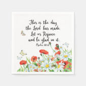 今日は主の成した日である スタンダードカクテルナプキン (正面)