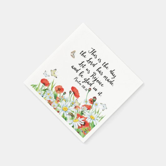 今日は主の成した日である スタンダードカクテルナプキン (角)