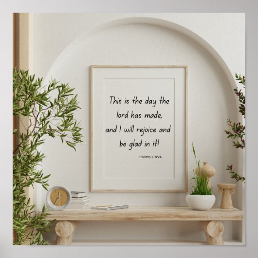 今日は主の成した日である。 ポスター (正面)