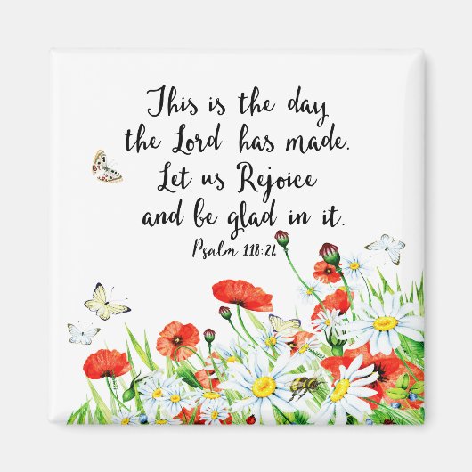 今日は主の成した日である マグネット (正面)