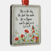 今日は主の成した日である メタルオーナメント (右)