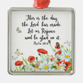 今日は主の成した日である メタルオーナメント (正面)