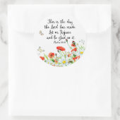 今日は主の成した日である ラウンドシール (バッグ)