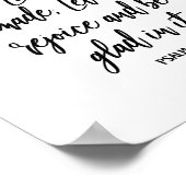 今日は主クリスチャン聖なる書物、 経典プリント ポスター (角)