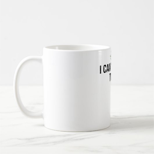 今日は人が来ない コーヒーマグカップ (左)