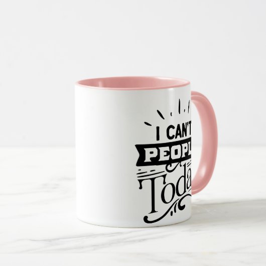 今日は人が来ない マグカップ (正面右)