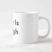 今日は今日で十分 Typography マグ (右)