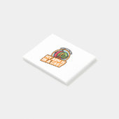 今日は仕事ができません。腕がギプスです ポストイット (アングル)