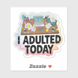 今日は仕事で大歓迎 シール