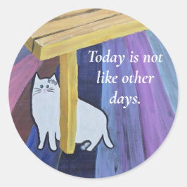 今日は他の日とは違う ラウンドシール