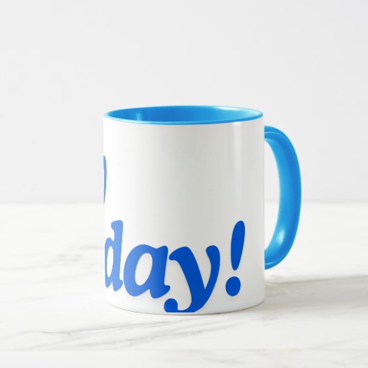 今日は休め！ マグカップ (正面右)