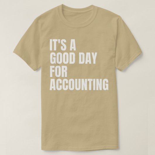 今日は会計の好い日だ Tシャツ (デザイン正面)