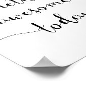 今日は何か素晴らしするやる気を起こさせる ポスター (角)