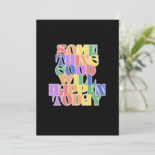 今日は何か良いことが起こる感動的。 シーズンカード (スタンド正面)