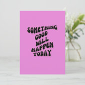 今日は何か良いことが起こる感動的。 シーズンカード (スタンド正面)