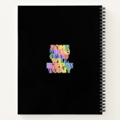 今日は何か良いことが起こる感動的。 ノートブック (裏面)