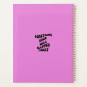 今日は何か良いことが起こる感動的。 プランナー手帳 (裏面)