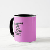 今日は何か良いことが起こる感動的。 マグカップ (正面左)