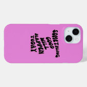 今日は何か良いことが起こる感動的。 Case-Mate iPhoneケース (裏面 (横))