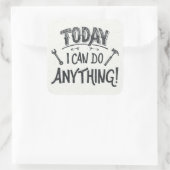 今日は何でもできる スクエアシール (バッグ)