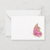 今日は何でもバタフライノートカード ノートカード (裏面)