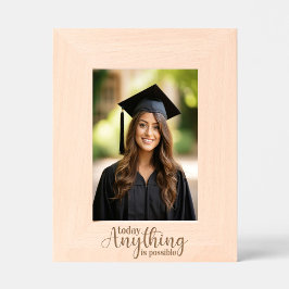 今日は何でも可能だ レーザー彫刻フレーム