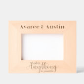 今日は何でも可能だ レーザー彫刻フレーム (正面)