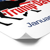 今日は何の日 トランプ氏の就任式だ ポスター (角)