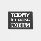 今日は何もしてない ポストイット (正面)