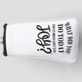 今日は何をしたの喜び® ゴルフヘッドカバー (正面)