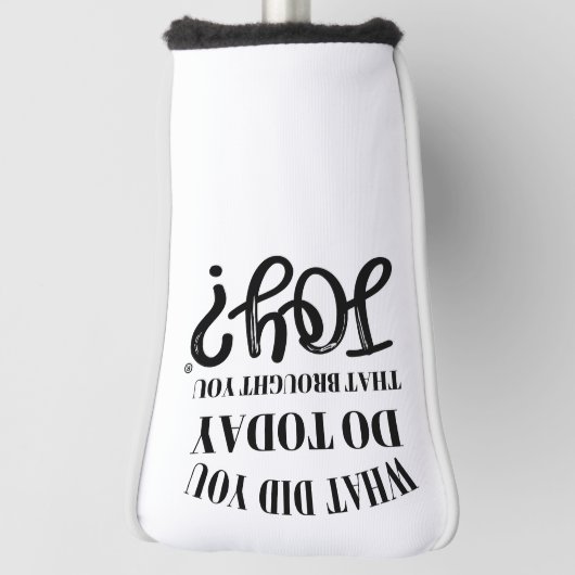 今日は何をしたの喜び® ゴルフヘッドカバー (回転90)