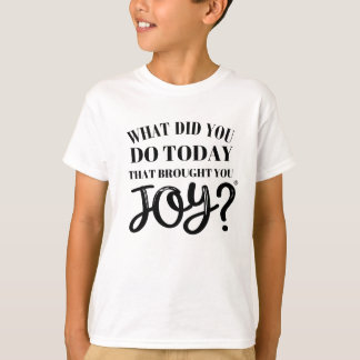 今日は何をしたの喜び® t-shir tシャツ