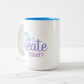 「今日は何を作ればいい？」 アーティストマグ ツートーンマグカップ (正面左)