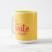 「今日は何を作ればいい？」 アーティストマグ ツートーンマグカップ (正面左)