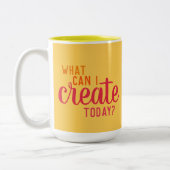 「今日は何を作ればいい？」 アーティストマグ ツートーンマグカップ (左)