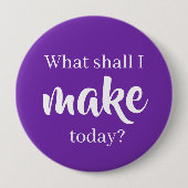 今日は何を作ろうかピンオンボタン 缶バッジ (正面)