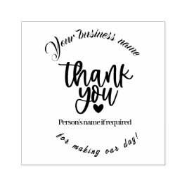 今日は作ってくれてありがとう！ ラバースタンプ