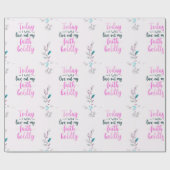 今日は信義を果敢に貫く ラッピングペーパー (フラット)