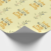 今日は信義を果敢に貫く ラッピングペーパー (角)