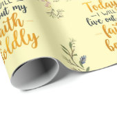 今日は信義を果敢に貫く ラッピングペーパー (ロールコーナー)