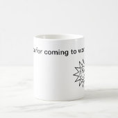 今日は働来いてくれてありがとう コーヒーマグカップ (中央)