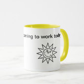 今日は働来いてくれてありがとう マグカップ (正面右)