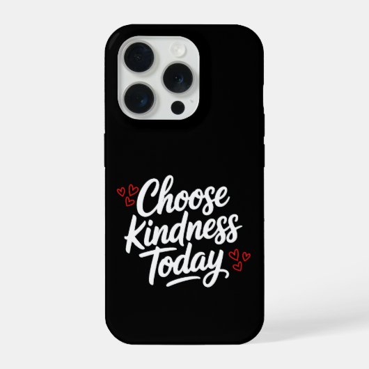 今日は優しさを選択 iPhoneケース (裏面)