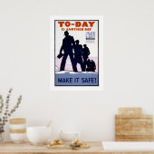 今日は別の日のWPA ポスター (キッチン)