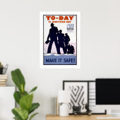 今日は別の日のWPA ポスター (ホームオフィス)